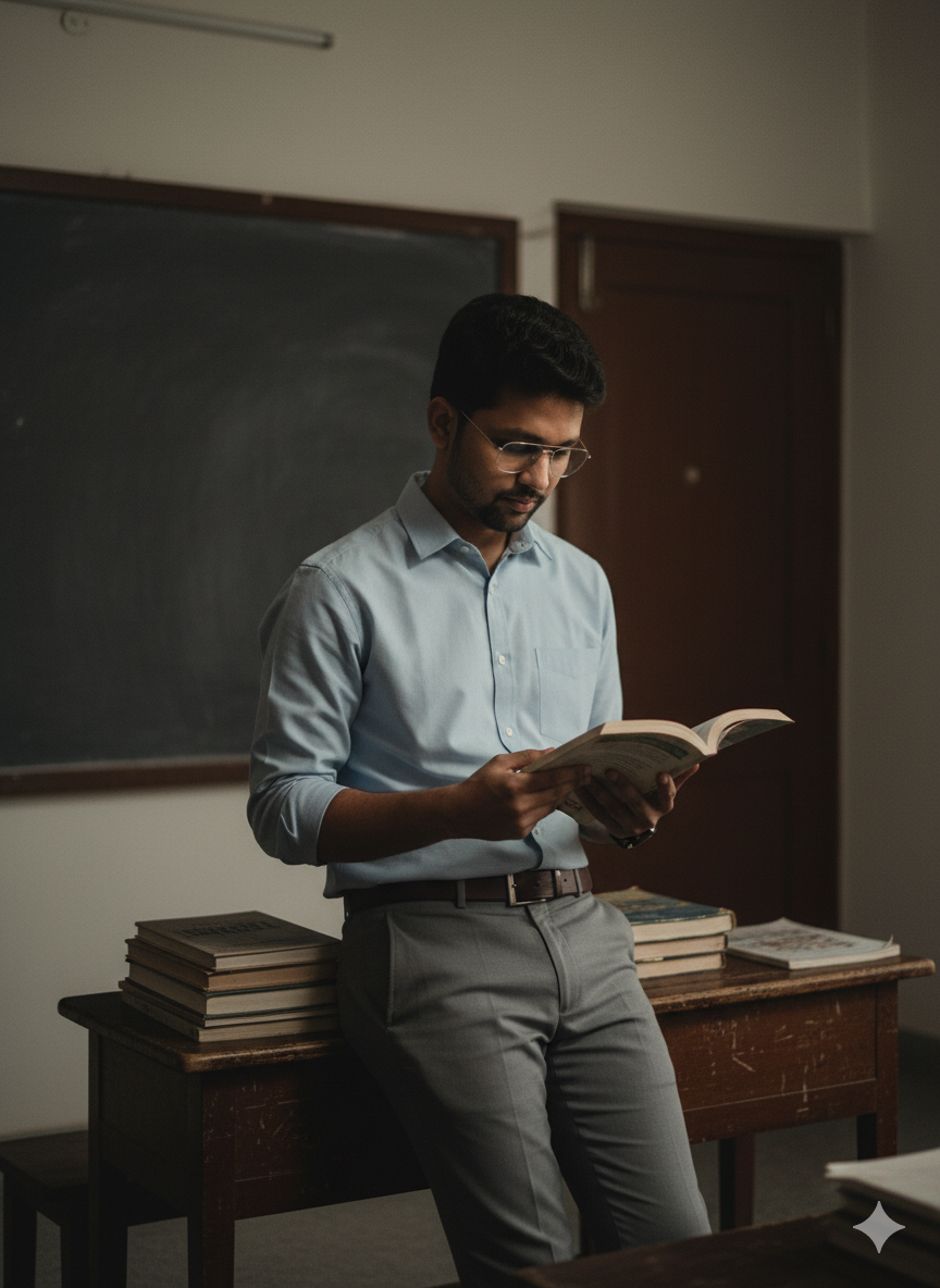A Class 10 student following a weekly study timetable planner at a desk